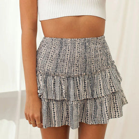 Jupe Mini d'Été Confortable - Style Chic avec Short Intégré