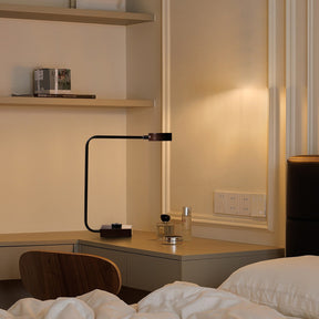 Lampe de Table Élégante - Design Arrondi et Éclairage Subtil