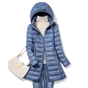 Veste Puffer Femme à Capuche - Chaleur et Style pour l'Hiver