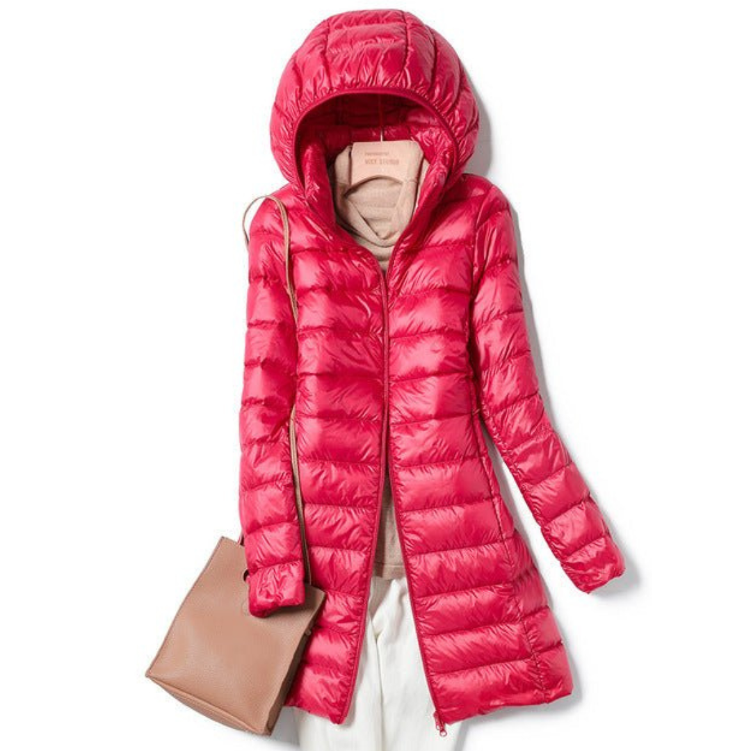Veste Puffer Femme à Capuche - Chaleur et Style pour l'Hiver