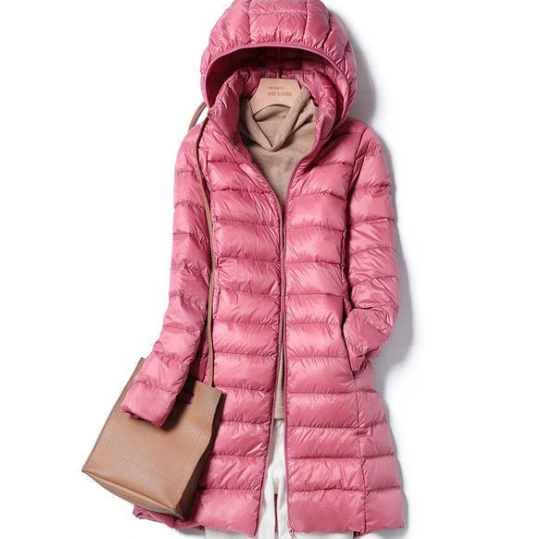 Veste Puffer Femme à Capuche - Chaleur et Style pour l'Hiver