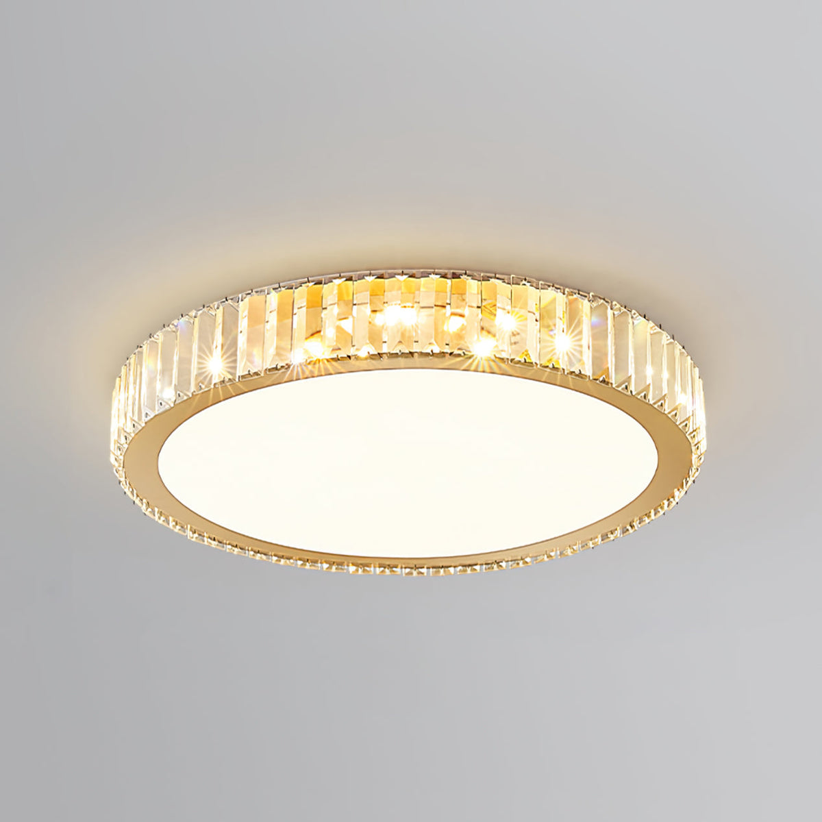 Éclairage en Cristal Moderne - Design Élégant pour Intérieur Luxueux