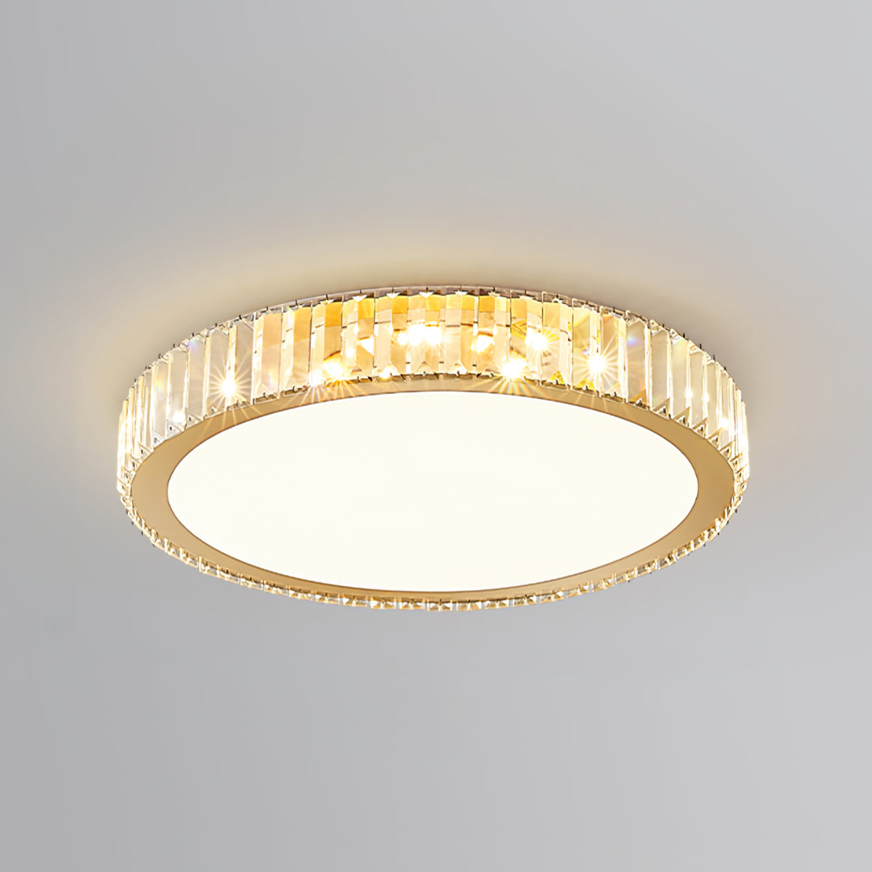 Éclairage en Cristal Moderne - Design Élégant pour Intérieur Luxueux