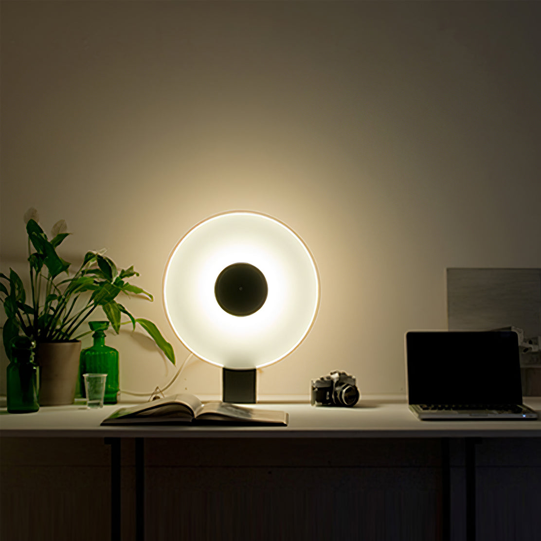 Lampe de Table en Métal et Acrylique - Design Élégant et Dimmable