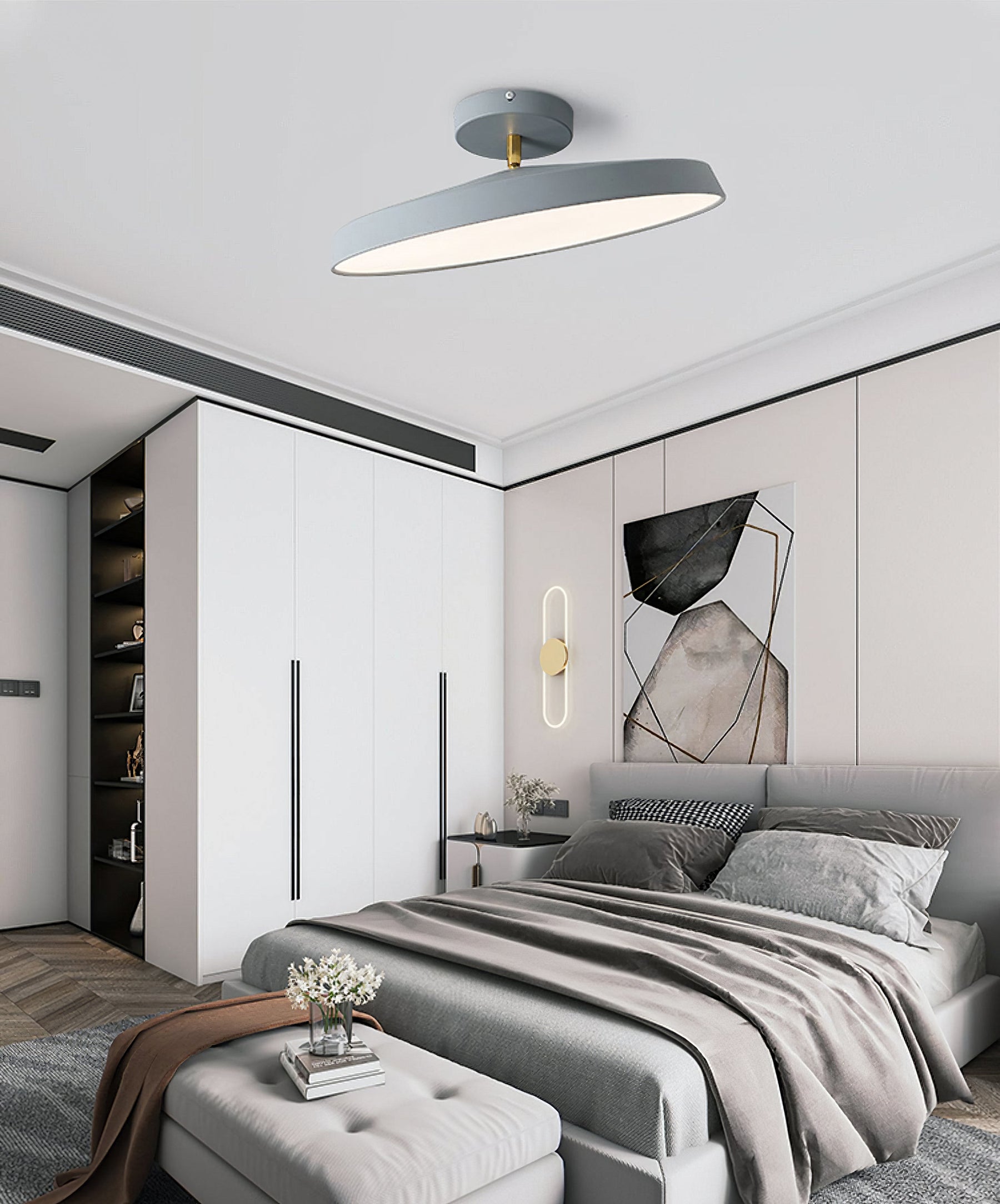 Plafonnier LED Moderne et Élégant - Illumination Parfaite pour Tous les Espaces