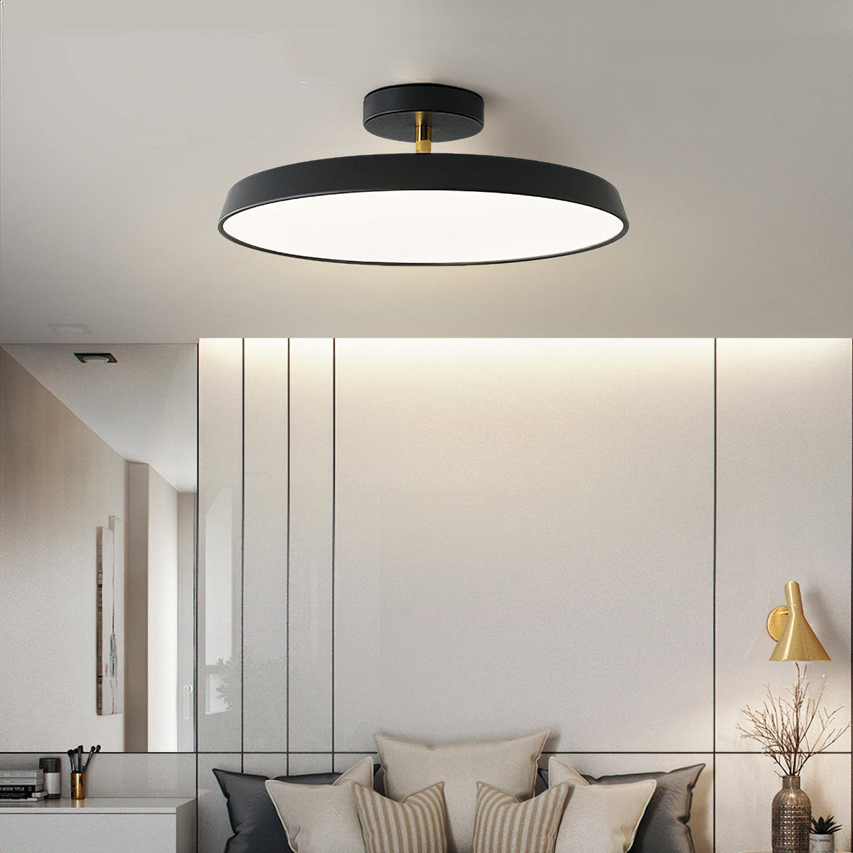 Plafonnier LED Moderne et Élégant - Illumination Parfaite pour Tous les Espaces