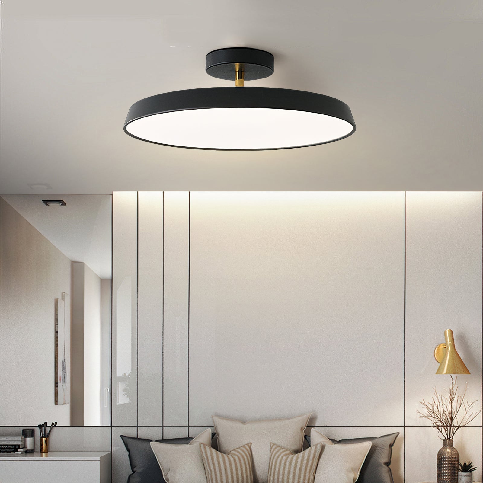 Plafonnier LED Moderne et Élégant - Illumination Parfaite pour Tous les Espaces