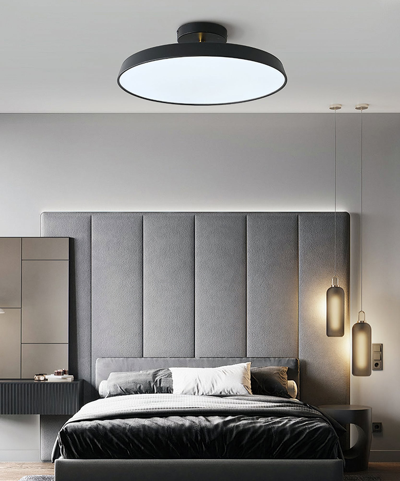 Plafonnier LED Moderne et Élégant - Illumination Parfaite pour Tous les Espaces