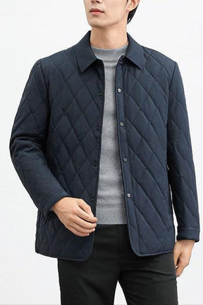 Veste Puffer pour Hommes - Style Classique et Polyvalent pour Temps Froid