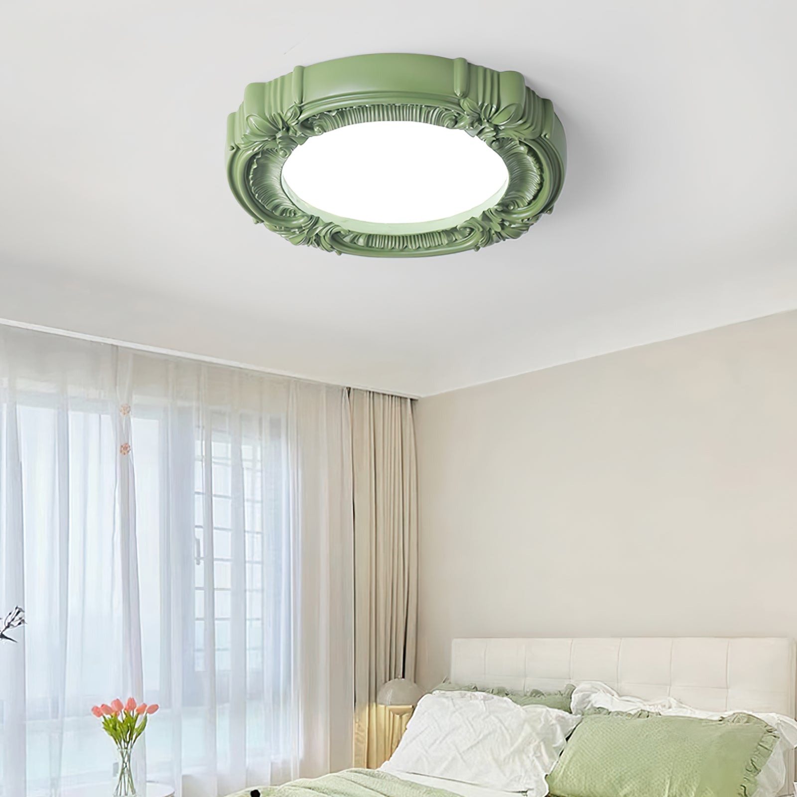 Luminaire de Plafond Rétro Dimmable - Éclairage Élégant et Durable pour Intérieur