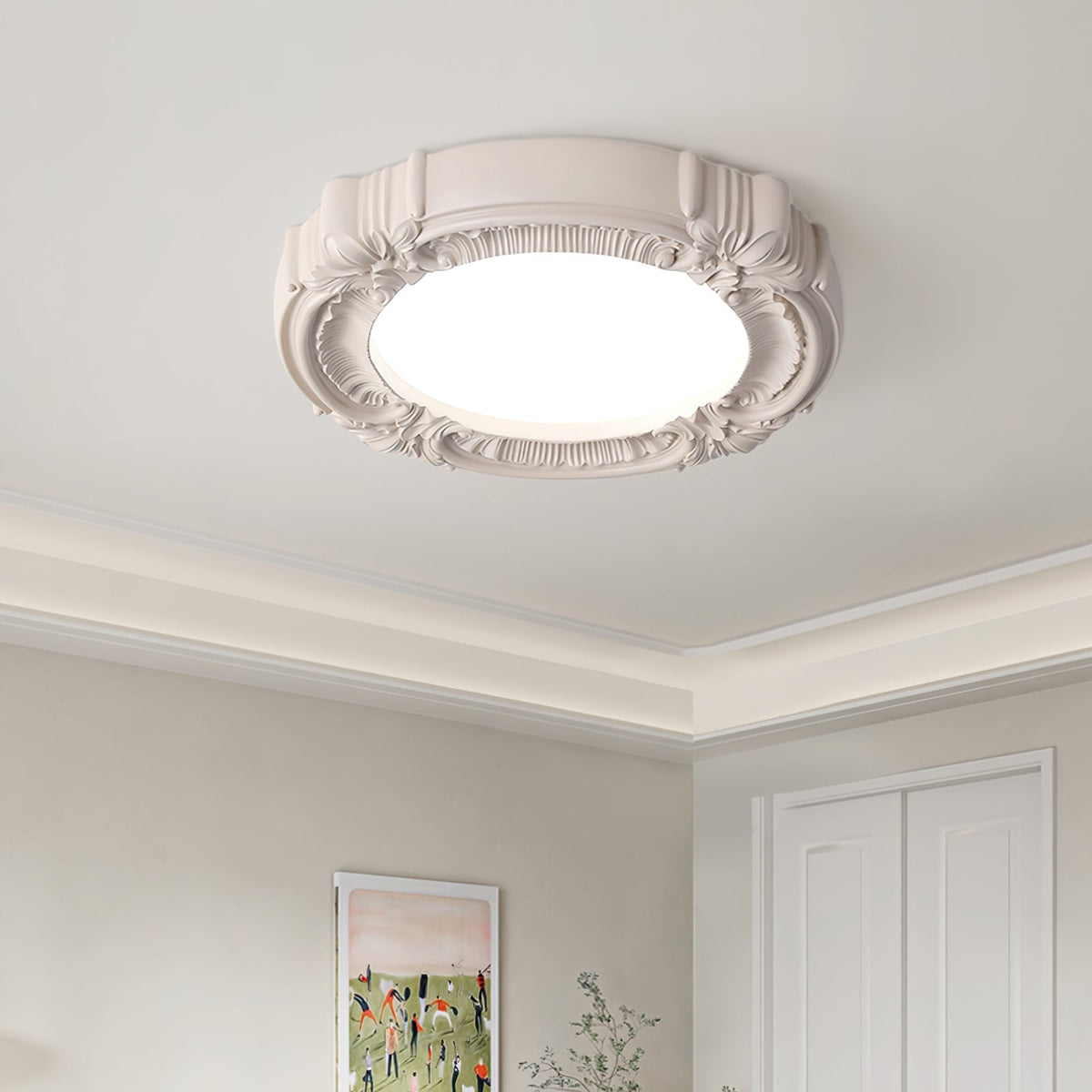 Luminaire de Plafond Rétro Dimmable - Éclairage Élégant et Durable pour Intérieur