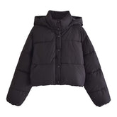 Veste en Duvet à Capuche pour Femmes - Chaude et Tendance pour Temps Froid