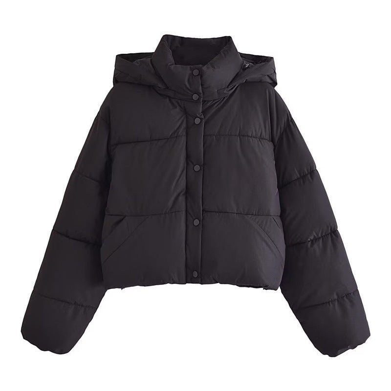 Veste en Duvet à Capuche pour Femmes - Chaude et Tendance pour Temps Froid
