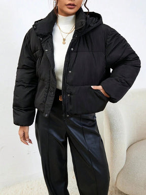 Veste en Duvet à Capuche pour Femmes - Chaude et Tendance pour Temps Froid