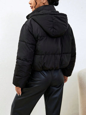 Veste en Duvet à Capuche pour Femmes - Chaude et Tendance pour Temps Froid