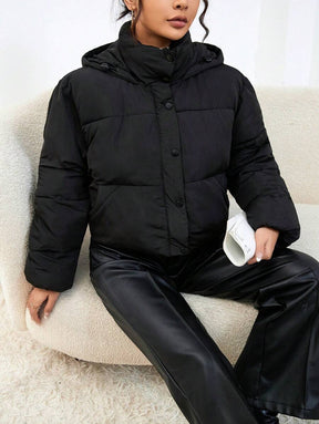 Veste en Duvet à Capuche pour Femmes - Chaude et Tendance pour Temps Froid