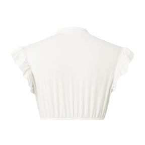 Blouse Dirndl à Volants pour Femmes - Élégance Traditionnelle pour Oktoberfest