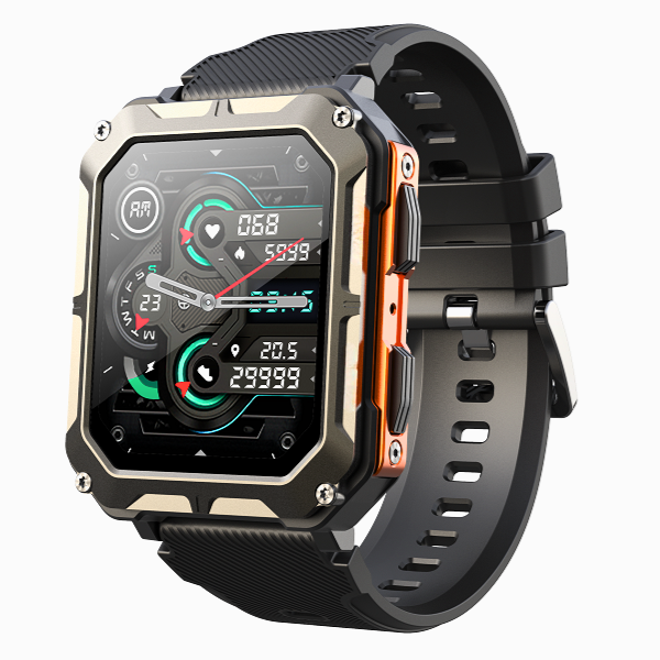 Montre Connectée Étanche avec Suivi de Fitness - Robuste et Durable pour Environnements Extrêmes