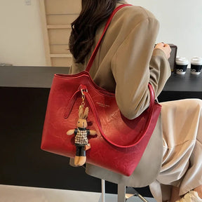 Sac fourre-tout en Cuir Vegan - Élégant et Spacieux pour Usage Quotidien