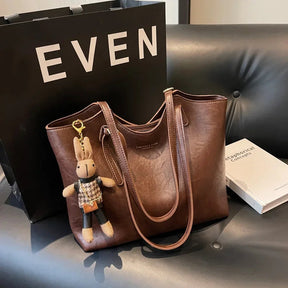 Sac fourre-tout en Cuir Vegan - Élégant et Spacieux pour Usage Quotidien
