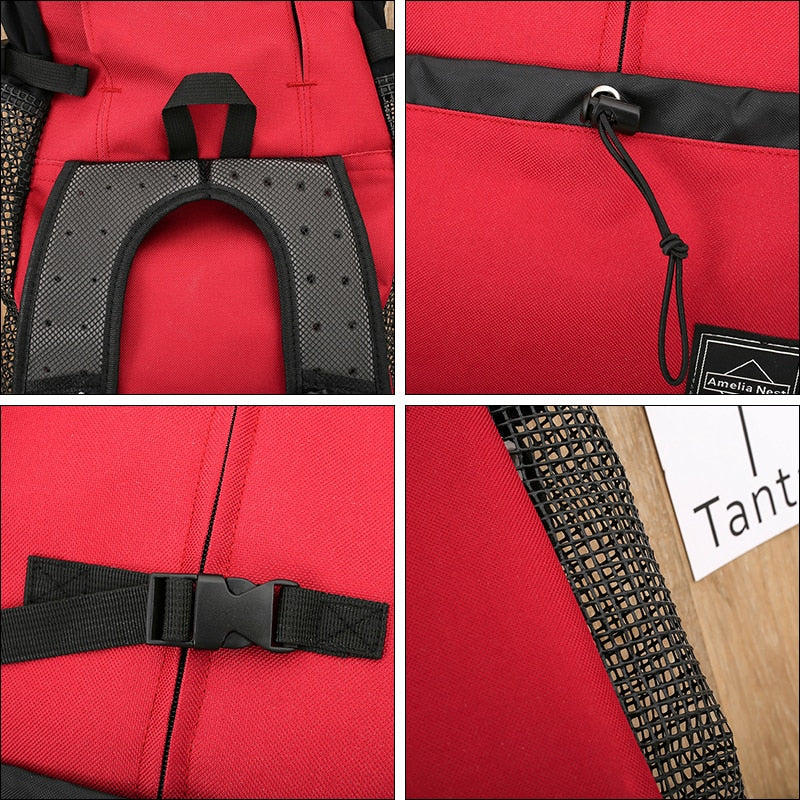 Sac de Voyage pour Animaux - Durable et Confortable avec Poche Latérale