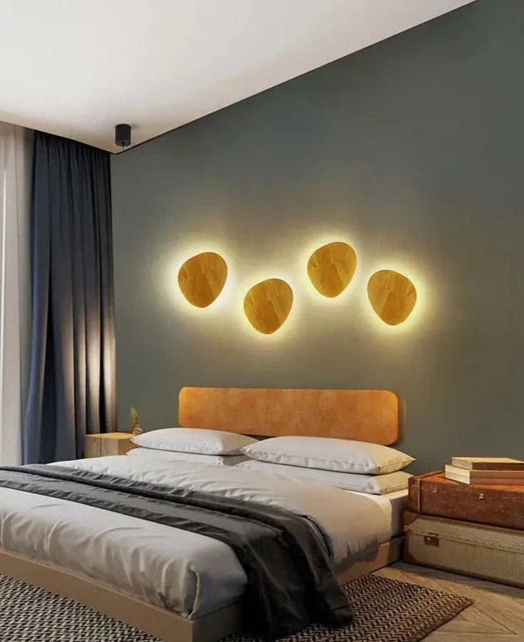 Applique Murale en Bois Moderne - Écologique et Durable pour Intérieur