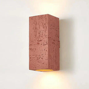 Lampe Murale en Ciment - Design Rustique et Énergétiquement Efficace