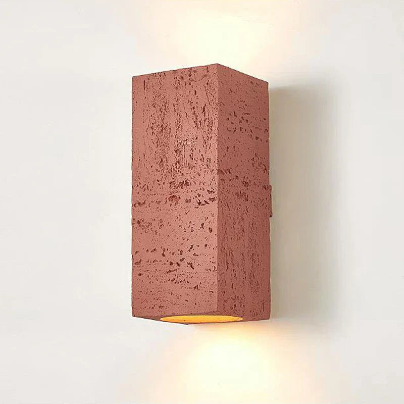 Lampe Murale en Ciment - Design Rustique et Énergétiquement Efficace