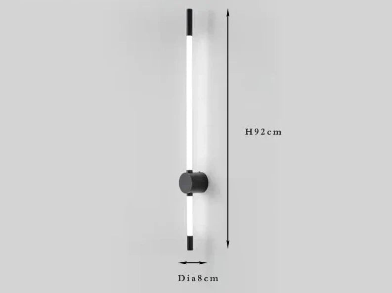 Applique Murale Minimaliste LED - Élégance et Durabilité pour Espaces Contemporains