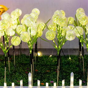 Lumières Solaire de Jardin - Éclairage Décoratif en Pissenlit