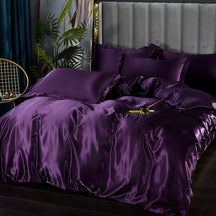 Literie en Satin de Luxe - Douceur et Élégance pour Votre Chambre