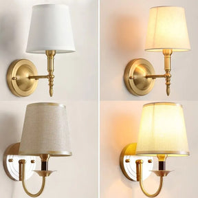 Lampe Murale Vintage Dorée - Éclairage Chaleureux et Élégant