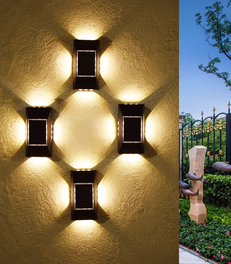 Lampe d'escalier solaire étanche - Éclairage Durable pour Espaces Extérieurs