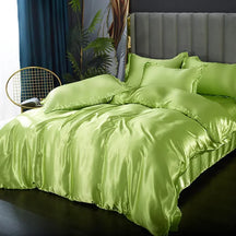 Literie en Satin de Luxe - Douceur et Élégance pour Votre Chambre