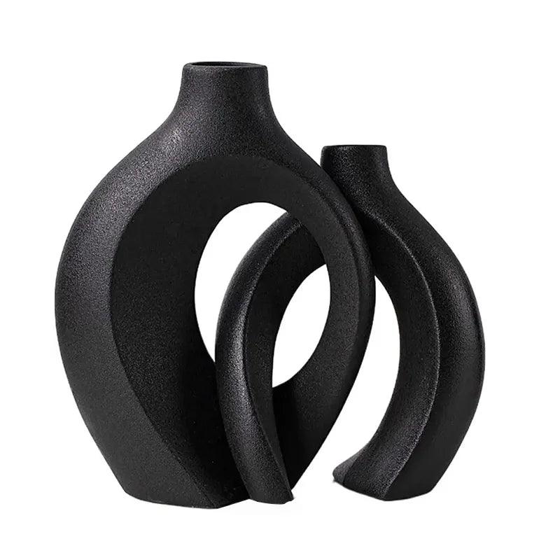 Vases en Céramique Moderne - Ensemble Élégant pour Décoration Intérieure