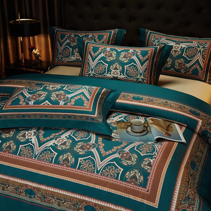 Ensemble de Couette en Coton Égyptien - Luxe et Confort pour un Sommeil Élégant