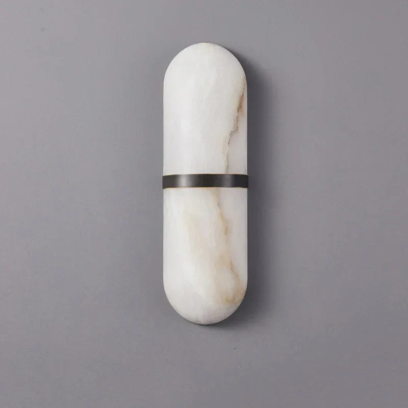 Applique Murale Scandinave en Marbre - Design Luxueux et Énergétiquement Efficace