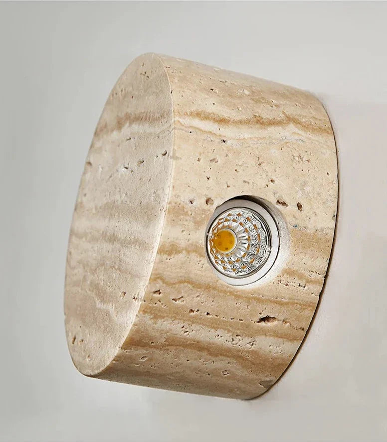 Applique Murale en Marbre - Éclairage LED Luxueux et Durable