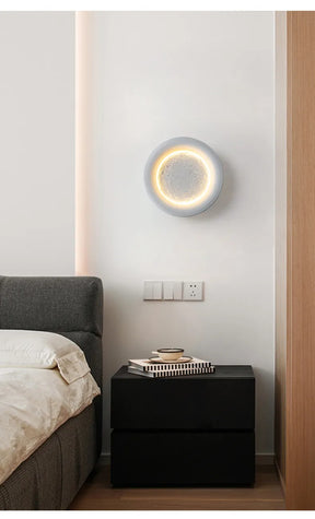 Applique Murale en Forme de Lune - Ambiance Sereine et Enchanteresse