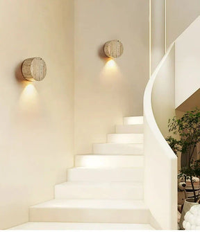 Applique Murale en Marbre - Éclairage LED Luxueux et Durable