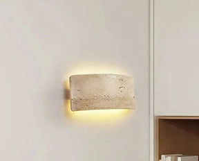 Applique Murale en Travertin LED - Élégance et Économie d'Énergie