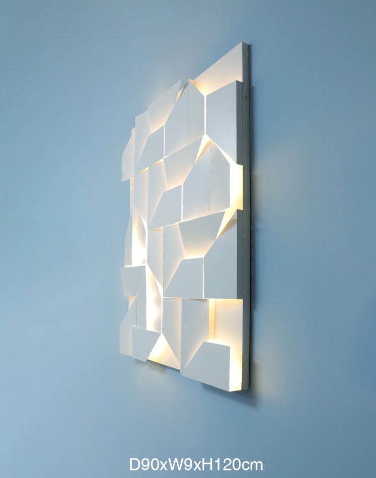 Lampe Murale 3D Économique - Éclairage Élégant et Durable