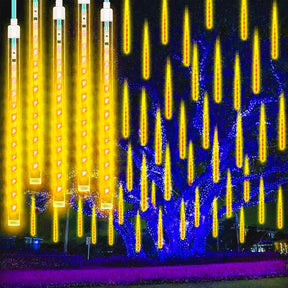 Éclairage LED en Goutte d'Eau - Effet Pluie de Météores Étanche