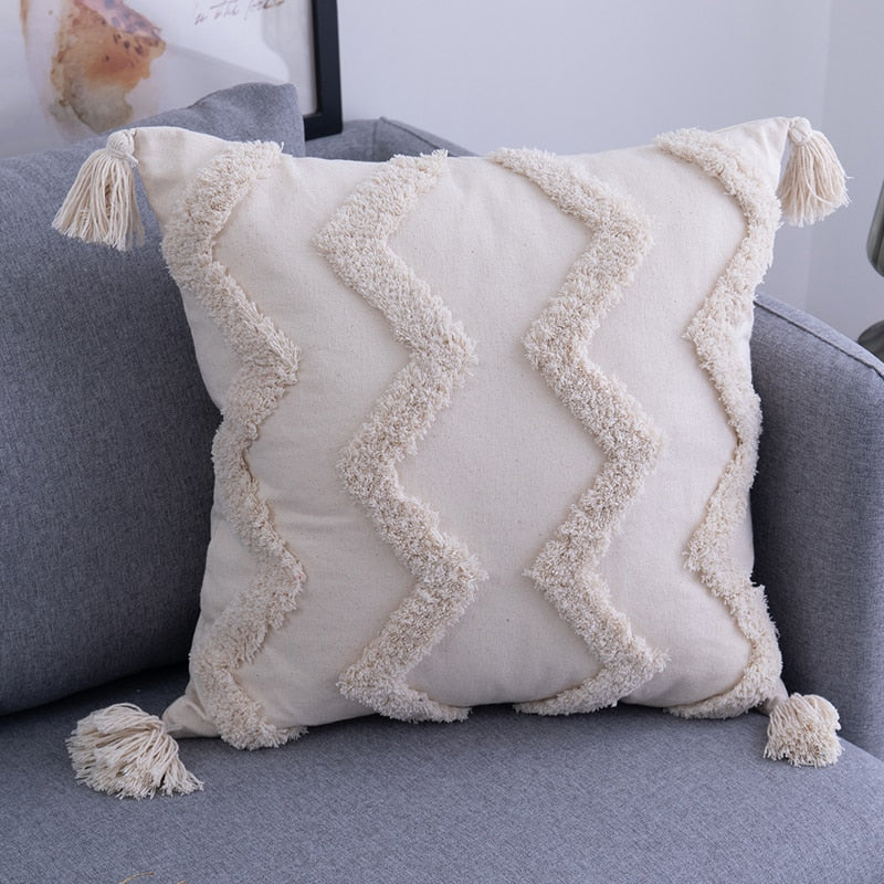 Housses de Coussin Boho Chic - Ambiance Ibiza et Style Unique