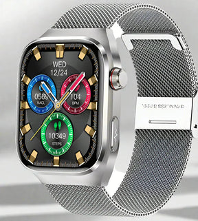 Montre Connectée Santé avec Suivi ECG - Écran AMOLED 2,04 Pouces Étanche