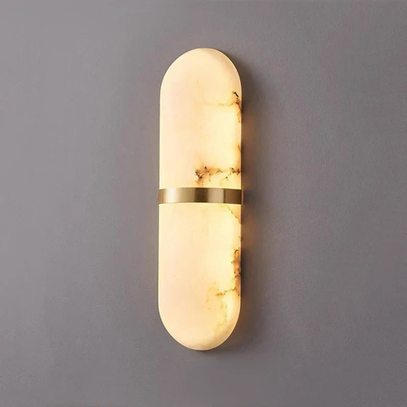 Applique Murale Scandinave en Marbre - Design Luxueux et Énergétiquement Efficace