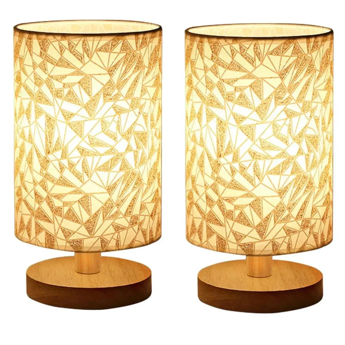 Lampe en Bois Massif Design - Lumière LED Économique et Apaisante