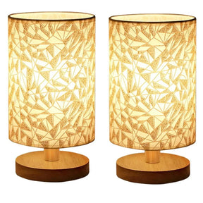 Lampe en Bois Massif Design - Lumière LED Économique et Apaisante