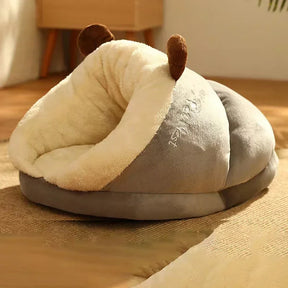 Lit pour Chien Pliable en Fleece - Confort Hivernal et Entretien Facile