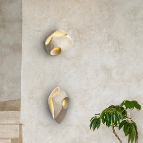 Applique Murale Wabi-Sabi en Ciment - Élégance Sereine et Durable